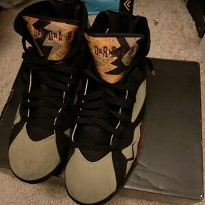 Jordan Black and Tan Jordan 7